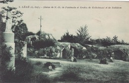 44 / LEGE - STATUE DE NOTRE DAME DE PONTMAIN ET GROTTES DE GETHSEMANI ET DE BETHLEEM - Legé