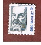 SAN MARINO - UNIF. 1101  - 1982 PIONIERI DELLA SCIENZA : GALILEO GALILEI    -  USATI (USED°) - Gebraucht