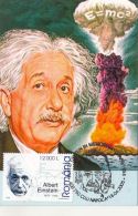 73250- ALBERT EINSTEIN, SCIENTIST, MAXIMUM CARD, 2005, ROMANIA - Albert Einstein