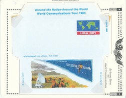 USA 1983, Scott # UC56. Entire.World Communications Year, Multicolored. MNH(**) - 1981-00