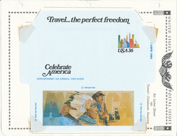 USA 1985, Scott # UC59. Entire.National Tourism Week, Multicolored. MNH(**) - 1981-00