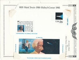 USA 1985, Scott # UC60. Entire.Comet Tail Viewed From Space, Multicolored. MNH(**) - 1981-00