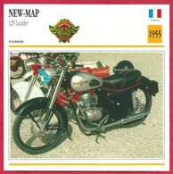 New Map 125 Leader, Moto De Tourisme, France, 1955, Dernière Montée En Gamme - Deportes