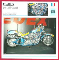 Chatelin 2100 "Double Dickhead", Moto D'exception (prototype), France, 1991, Une Copie D'Harley à Grande échelle - Deportes