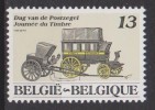 Belgique N° 2322 ** Journée Du Timbre - Malle-poste Et Chaise De Poste - 1989 - Unused Stamps