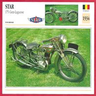 Star 175 Gem-Laguesse, Moto De Tourisme, Belgique, 1934, Une Petite étoile Au Firmament De La Production Belge - Sport