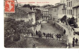 Cpa Cerbère Quartier De La Poste - Cerbere