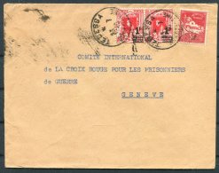 1940 Algeria Cover Tedessa - Red Cross, Geneva Switzerland - Lettres & Documents