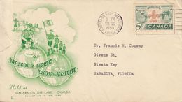 CANADA - 1955 - Busta Viaggiata Con Annullo Dedicato FDC  E Grafica Realizzata In Occasione Di Un Raduno Mondiale Scout - 1952-1960