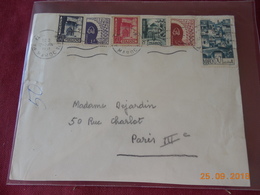 Lettre Du Maroc De 1951 A Destination De Paris - Covers & Documents