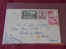 Lettre Du Maroc De 1947 A Destination De Chalons - Covers & Documents