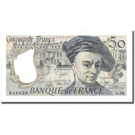 France, 50 Francs, 50 F 1976-1992 ''Quentin De La Tour'', 1983, 1983, NEUF - 50 F 1976-1992 ''quentin De La Tour''