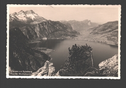 Attersee Und Schafberg Von Der Madlschneid - Fotokarte 1951 - Attersee-Orte