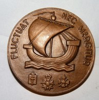 SUPERBE  MEDAILLE  BRONZE VILLE DE PARIS 1975 / BATEAU - Sonstige & Ohne Zuordnung