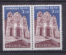 N° 2084 Série Touristique: Cathédrale Du Puy: Une Piare De 2 Timbres Neuf Impeccable - Unused Stamps