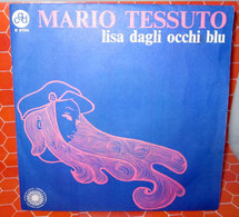 MARIO TESSUTO LISA DAGLI OCCHI BLU  AUCUN VINYLE COVER NO VINYL - Accessori & Bustine