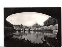 U3360 Cartolina 1954 ROMA, PARTICOLARE INQUADRATURA SUL FIUME (river) TEVERE _ ED A.T.A. , VERA FOTOGRAFIA BROMOFOTO - Fiume Tevere