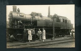 CPhoto - D - EUSKIRCHEN - TRAIN, MACHINE À VAPEUR - DATÉ DU 10/7/1924 - CORRESPONDANCE D'UNE DES FILLES DE LA CARTE - Euskirchen