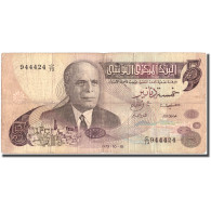 Billet, Tunisie, 5 Dinars, 1973, 1973, KM:71, TB+ - Tunesien