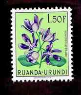 Ruanda-Urundi. OBP-COB. 1953 - N°187. *LES FLEURS MULTICOLORES.   1,50F  Neuf - Ongebruikt