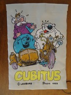 CUBITUS- ÉCUSSON TISSU- LE LOMBARD DUPA 1989 - Cubitus