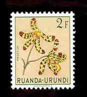 Ruanda-Urundi. OBP-COB. 1953 - N°188. *LES FLEURS MULTICOLORES.   2F  Neuf - Unused Stamps