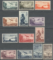 ITALIAN EAST AFRICA: Sc.C1/C11 + CE1/CE1, 1938 Animals, Airplanes, Etc., Set Of 13 Values, Mint Lightly Hinged, VF Quali - Italiaans Oost-Afrika