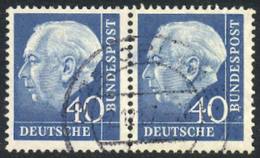 WEST GERMANY: Michel 260x, Used HORIZONTAL Pair, Fine Quality, Catalog Value Euros 200, Low Start! - Andere & Zonder Classificatie