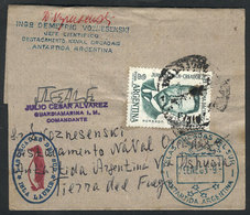 ARGENTINE ANTARCTICA (SOUTH ORKNEYS): Wrapper For Printed Matter Franked With 1P., Sent From Buenos Aires To Orcadas, Wi - Andere & Zonder Classificatie