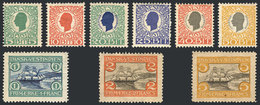 DANISH ANTILLES: Sc.31/39, 1905 Complete Set Of 9 Values, Mint Original Gum, Fine Quality! - Danemark (Antilles)