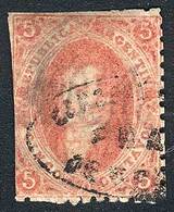 ARGENTINA: GJ.20, On PARCHMENT-LIKE PAPER, Used In Mendoza, Fine Quality, Rare! - Other & Unclassified