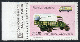 ARGENTINA: GJ.1772A, 1977 Postal Truck With Watermark Casa De Moneda, VF, GJ Catalog Value US$90. - Used Stamps