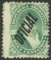 ARGENTINA: GJ.18, Mint Part Original Gum, Very Rare, Signed By Victor Kneitschel On Back! - Dienstzegels