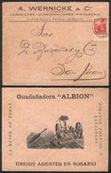 ARGENTINA: Advertising Cover (Albion Agricultural Machines) Franked With 5c. Liberty And Sent To San Juan On 9/JUN/1900, - Prephilately