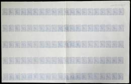 ARGENTINA: National Taxes, CIGARS, 2c., Complete Imperforate Sheet Of 100 Stamps, VF Quality, Rare! - Autres & Non Classés