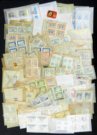 ARGENTINA: Shoebox With Large Number Of Stamps And Blocks Of 4, Used Or Mint, In Glassine Envelopes Or Small Stockbooks  - Verzamelingen & Reeksen