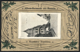 ARGENTINA: "Santa Fe: ROSARIO, ""Souvenir-album Of Rosario"", With Pocket Containing 9 Folded Views + The Cover View, Fa - Argentine