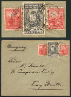 ARGENTINA: Charitable Society Of Buenos Aires 2c. + 5c. Liberty X2, Franking A Cover Sent To Fray Bentos (Uruguay) On 22 - Cinderellas