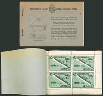 ARGENTINA: Municipality Of La Plata, COMPLETE BOOKLET Of 20 Cinderellas Indicating The Travelling Times Between Buenos A - Erinnophilie