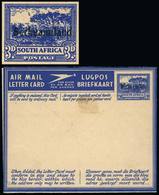 BECHUANALAND: "3p. Aerogram Of South Africa With ""BECHUANALAND"" Overprint, Interesting!" - Andere & Zonder Classificatie