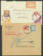 BOLIVIA: 2 Airmail Covers Sent To Germany (circa 1938), Interesting! - Bolivië