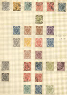 BOSNIA HERZEGOVINA: Yvert 1A And Following, 118 Examples On 4 Album Pages Developing The Sets Of 1894/8, 1900/1 And 1901 - Bosnia And Herzegovina