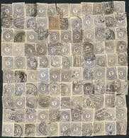 BRAZIL: Sc.93 X 180 Used Stamps, With Some Interesting Cancels, Catalog Value US$900, General Quality Is Fine To Very Fi - Sonstige & Ohne Zuordnung