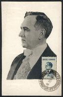 BRAZIL: President Getulio VARGAS, Maximum Card Of 1939, VF Quality - Maximumkaarten