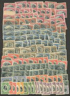 CHILE: Centenary Of Independence, Lot Of Unused Stamps (hundreds!!) Up To The 5P. Value, Large Number Of Examples Of Alm - Cile