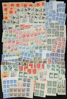 CHINA: Large Number Of Stamps (most Unused), Almost All In Blocks Of 4 Or Larger And Many Of The Latter With Sheet Margi - Collections, Lots & Series