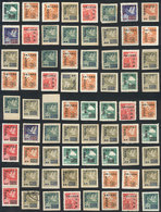 CHINA: Interesting Lot With Large Number Of Overprinted Stamps, Very Fine General Quality, LOW START! - Collections, Lots & Series