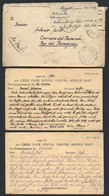 EGYPT: 2 Cards And 1 Cover With Thick Correspondence (but The Postage Was Cut Out) Sent In 1947 By German Prisoners Of W - Brieven En Documenten
