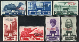 ERITREA: Sc.168/174, 1934 Abruzzi Issue, Cmpl. Set Of 7 Values, Mint Lightly Hinged, VF Quality! - Erythrée
