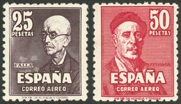 SPAIN: Yvert 236/7, 1947 Falla And Zuloaga, Set Of 2 MNH Values, Excellent Quality, Catalog Value Euros 350. - Sonstige & Ohne Zuordnung